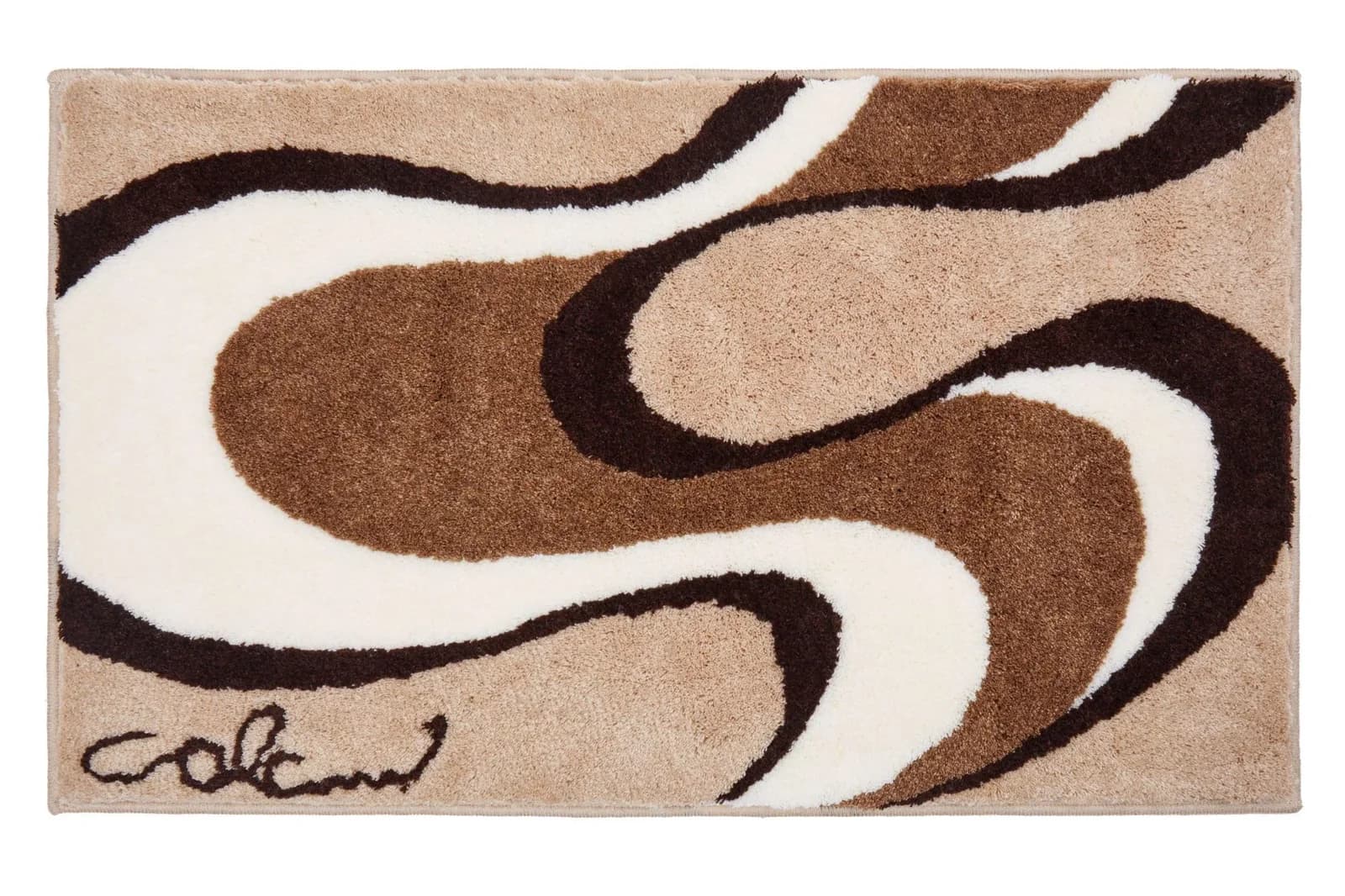 Badematte Colani 11 Beige Polyacryl