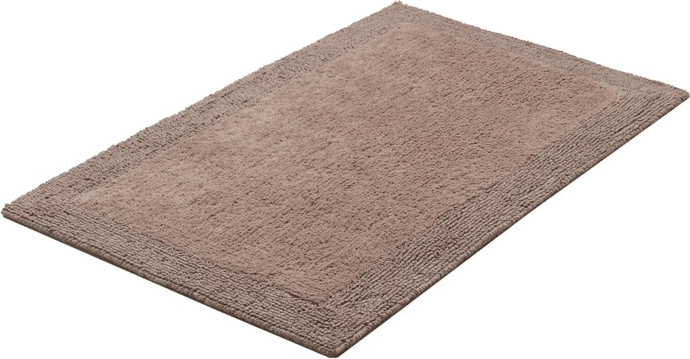 GRUND Badematte Grau Taupe Rechteckig 80x150cm