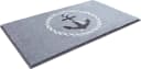 Grund Badematte Port Louis Silber Maritimes Anker-Motiv Bild 1