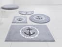 Grund Badematte Port Louis Silber Maritimes Anker-Motiv Bild 2