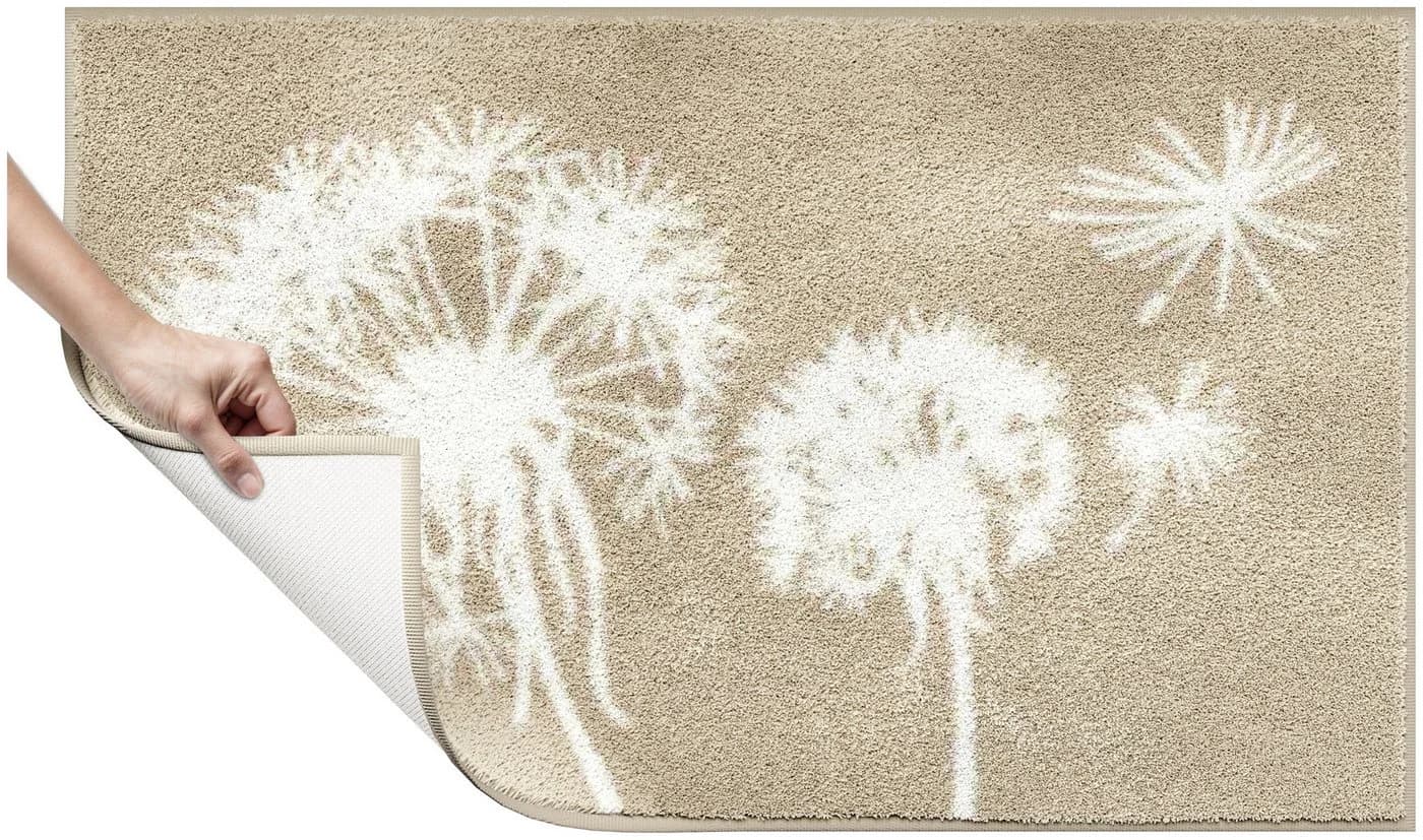 Grund Badematte Pusteblume Beige Polyacryl Rutschhemmend - Bild 3