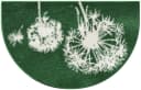 Grund Badematte Pusteblume Grün Floral Polyacryl Rutschhemmend Bild 1