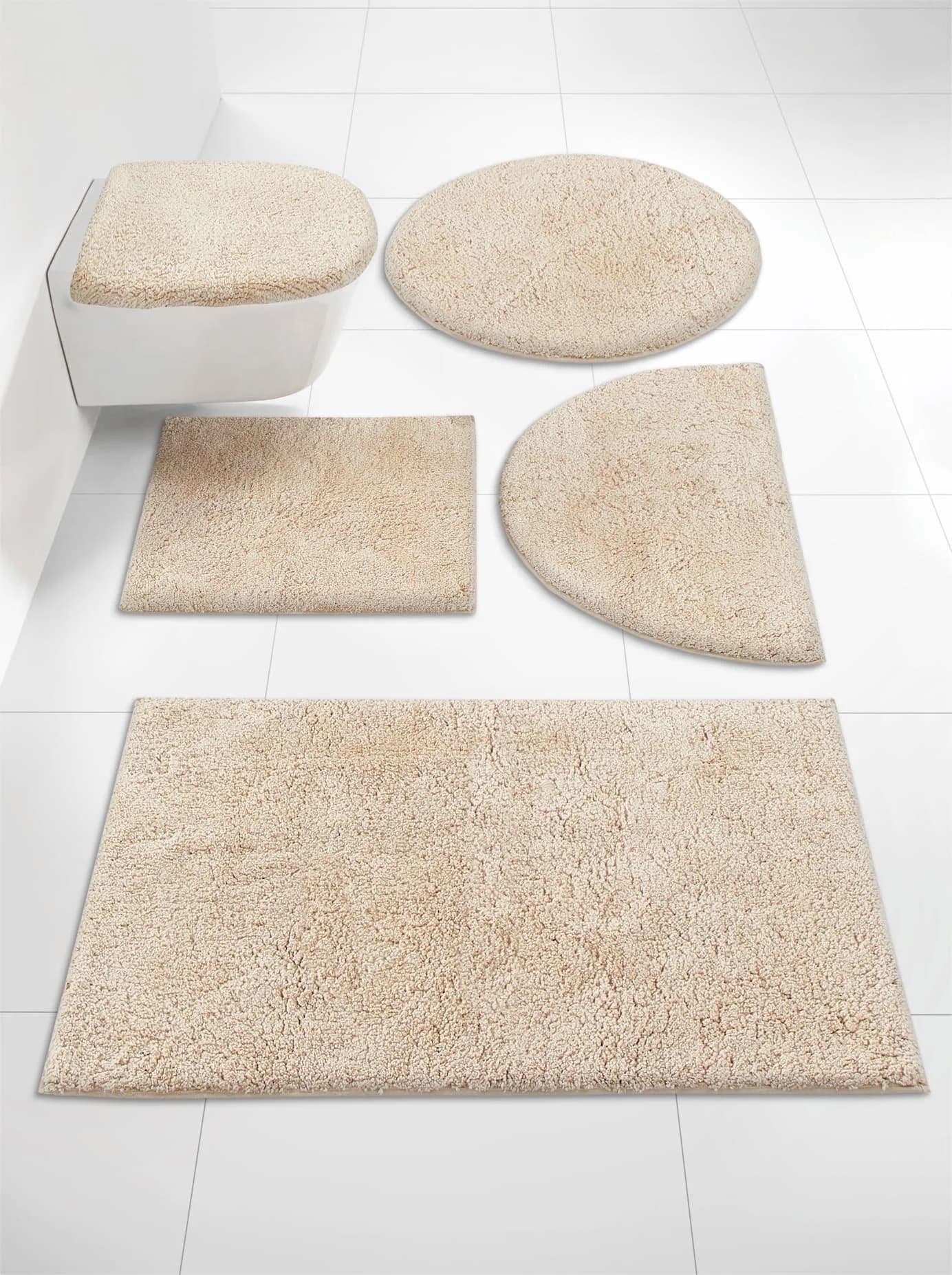 Badematte GRUND Gr. 1, beige, rechteckig
