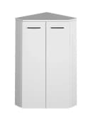 Aqualine Eckschrank Weiß MDF/laminiert Bild 1