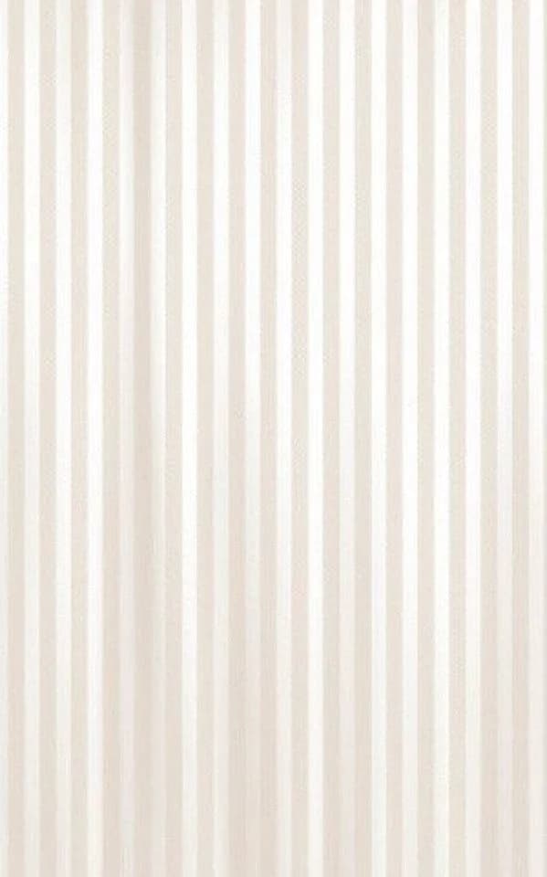 Aqualine Duschvorhang 180x200 cm Beige PE mit Ringen - Bild 2