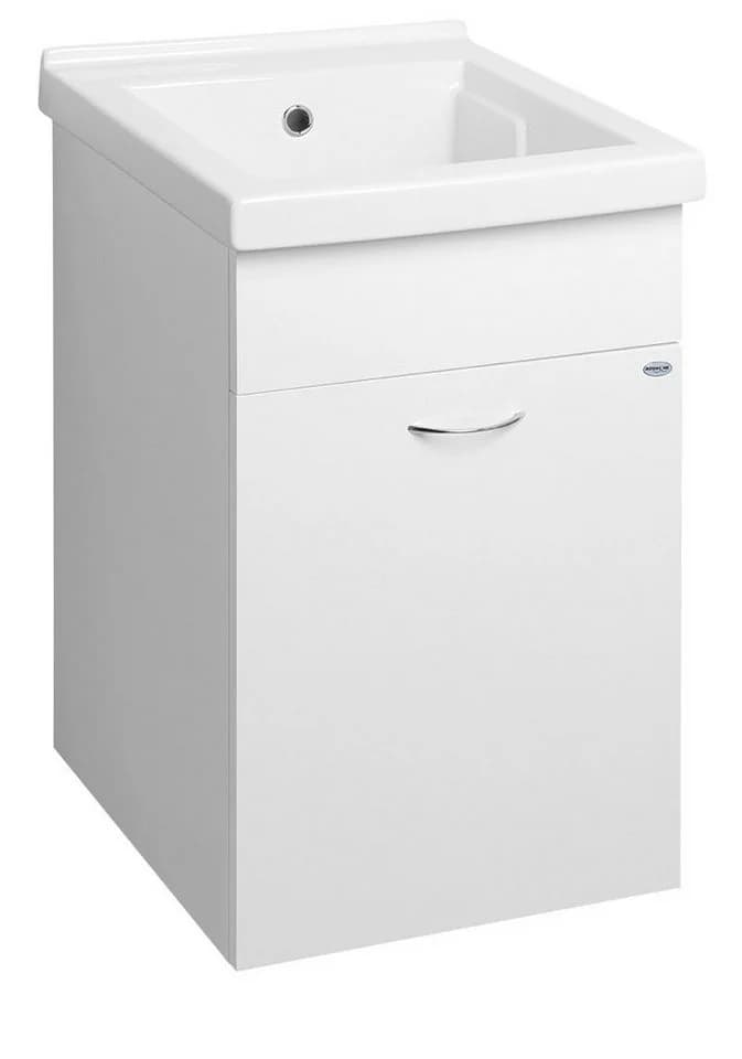 Aqualine Waschbeckenunterschrank Weiß MDF - Bild 2