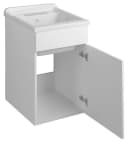 Aqualine Waschbeckenunterschrank Weiß MDF Bild 5