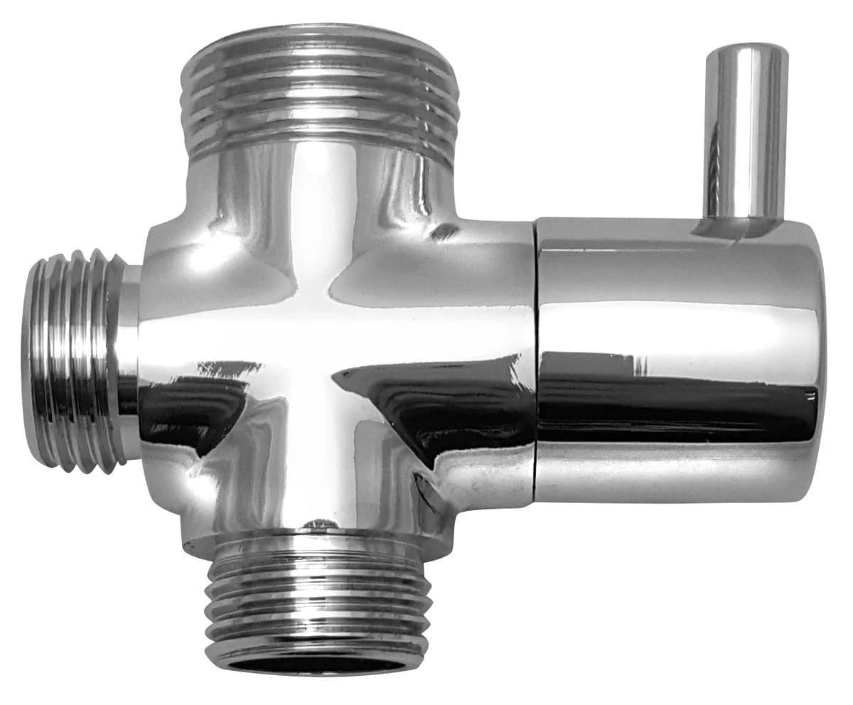 Aqualine Duschsäule mit Umsteller Chrom M1/2"-M3/4" - Bild 2