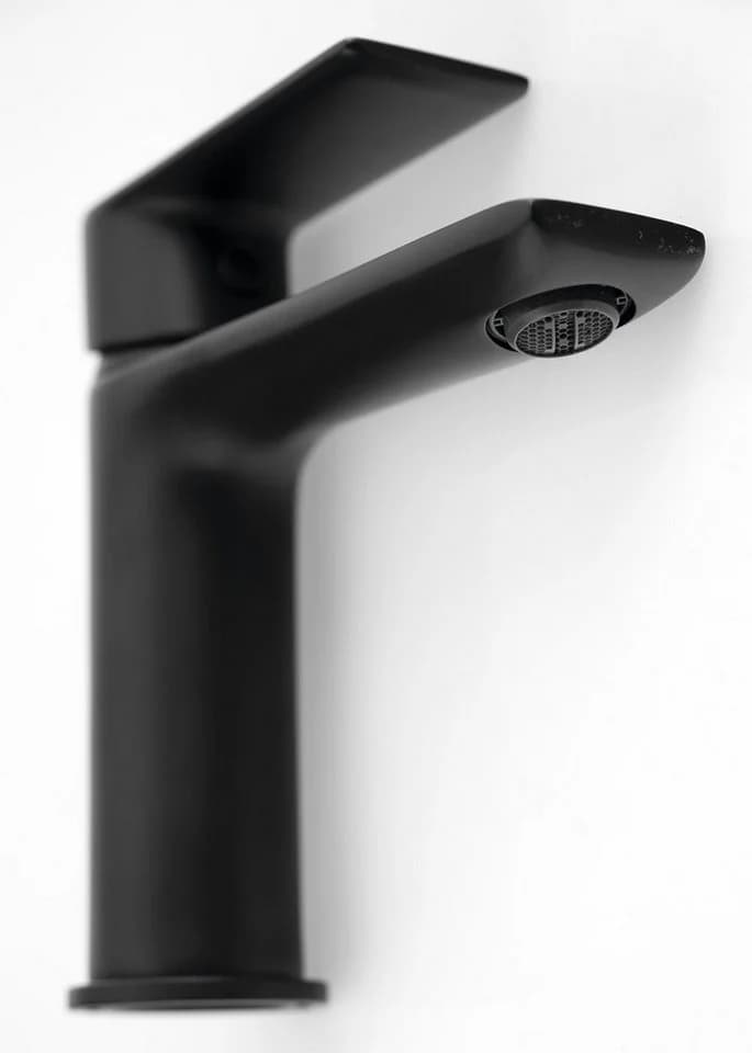 Aqualine Waschtischarmatur Schwarz matt mit Bidet-Handbrause - Bild 4