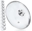 Orion Group Universaldeckel 32 cm Glas mit Edelstahlrand Bild 3