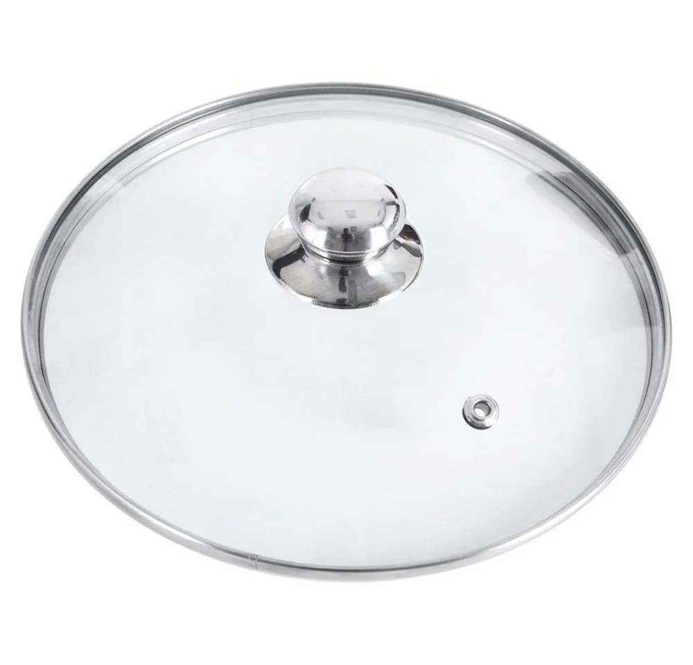 Orion Group Universaldeckel 32 cm Glas mit Edelstahlrand - Bild 4