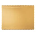 Orion Group Tortenplatte Rechteckig Gold 40x30cm Bild 2
