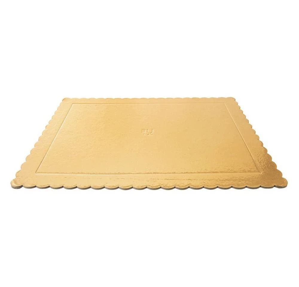 Orion Group Tortenplatte Rechteckig Gold 40x30cm - Bild 3