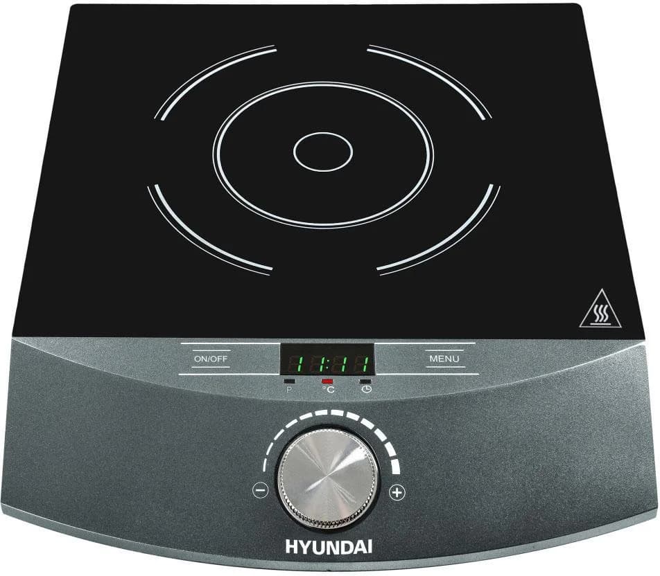 HYUNDAI Einzel-Induktionskochplatte IND133, schwarz, 1800W, LED-Display