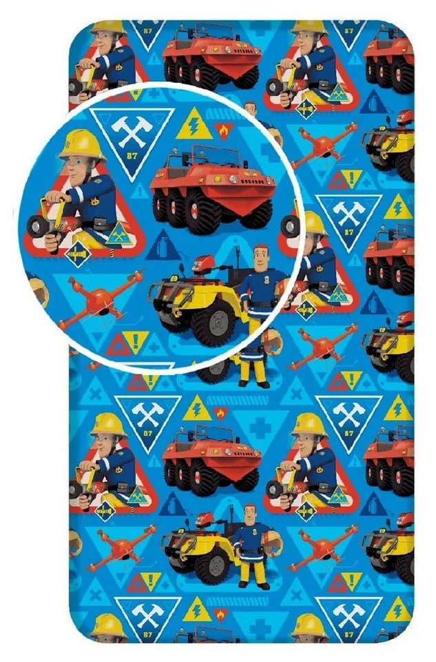 Fireman Sam Spannbettlaken Feuerwehrmann Sam 100% Baumwolle - Bild 2