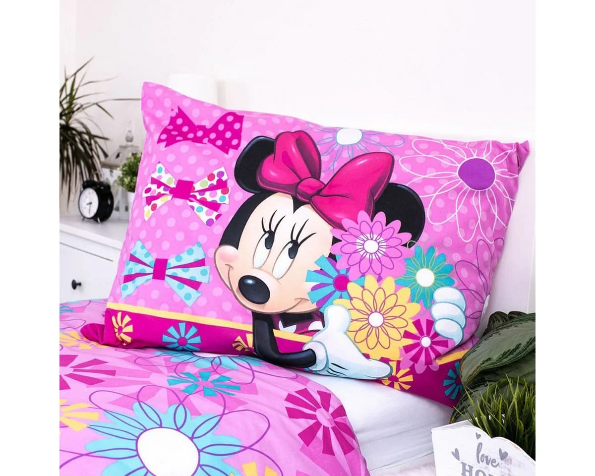 Disney Minnie Mouse Bettwäsche Minnie Maus Bettwäsche Kleid 140 x 200 + 70 x 90 cm Baumwolle - Bild 5
