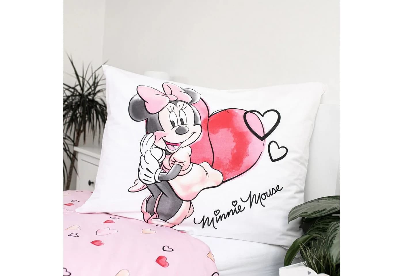 Disney Wendebettbezug Minnie Maus 100% Baumwolle 135/140x200 cm - Bild 4