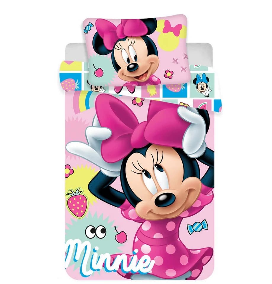 Disney Minnie Mouse Kinderbettwäsche Set 100x135 cm & 40x60 cm - Bild 2