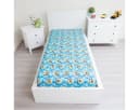Sponge Bob Spannbettlaken Blau Gelb Kinderbett Bild 1