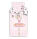 Jerry Fabrics Kinderbettwäsche Ballerina 140x200 cm & Kissenbezug 70x90 cm Bild 2