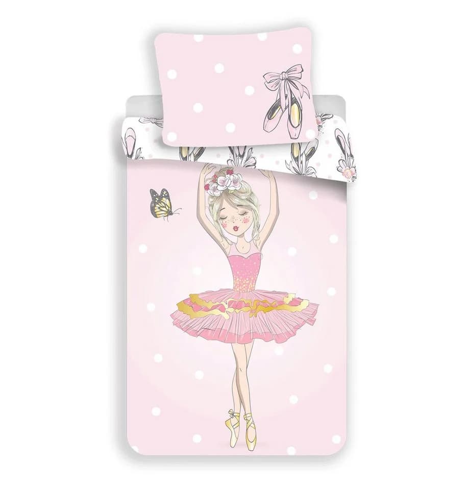 Jerry Fabrics Kinderbettwäsche Ballerina 140x200 cm & Kissenbezug 70x90 cm - Bild 2