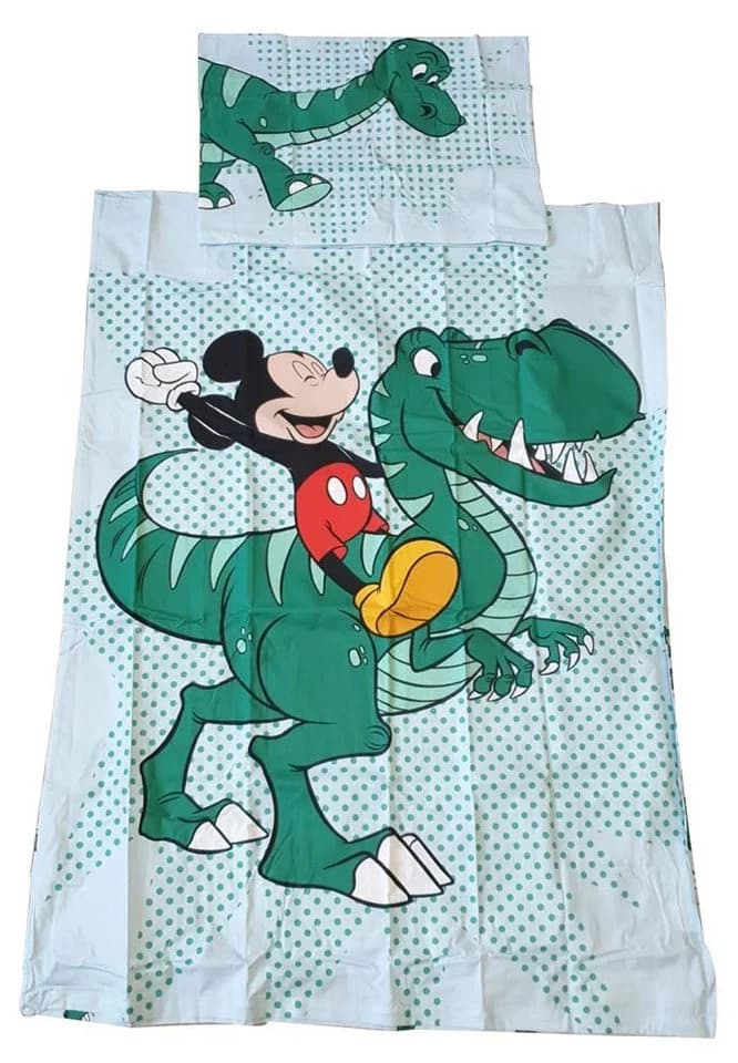 Jerry Fabrics Kinderbettwäsche Mickey Maus, 2-teilig, Baumwolle