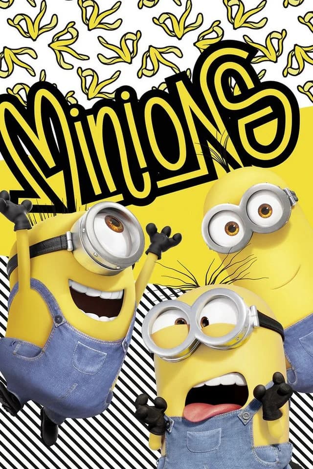Jerry Fabrics Wohndecke Minions 2 Banana Fleecedecke Kuscheldecke