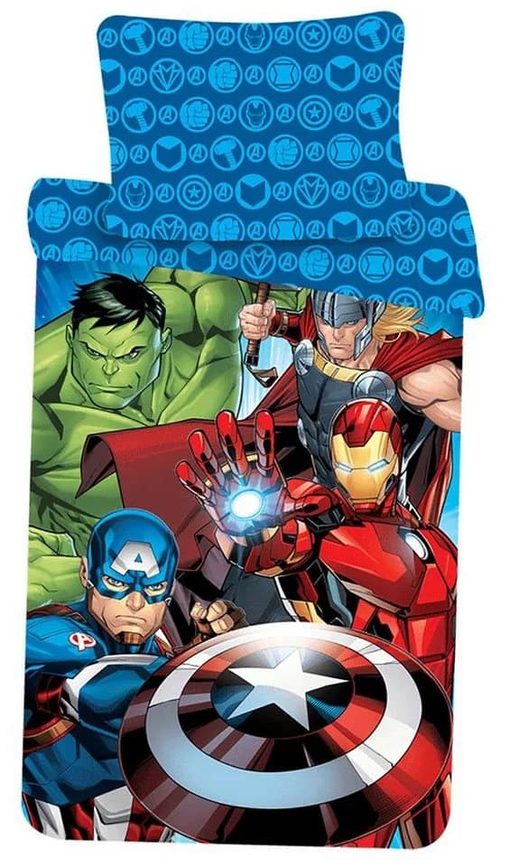 Jerry Fabrics Kinderbettwäsche Marvel Avengers Leuchtmotiv 2-teilig - Bild 2