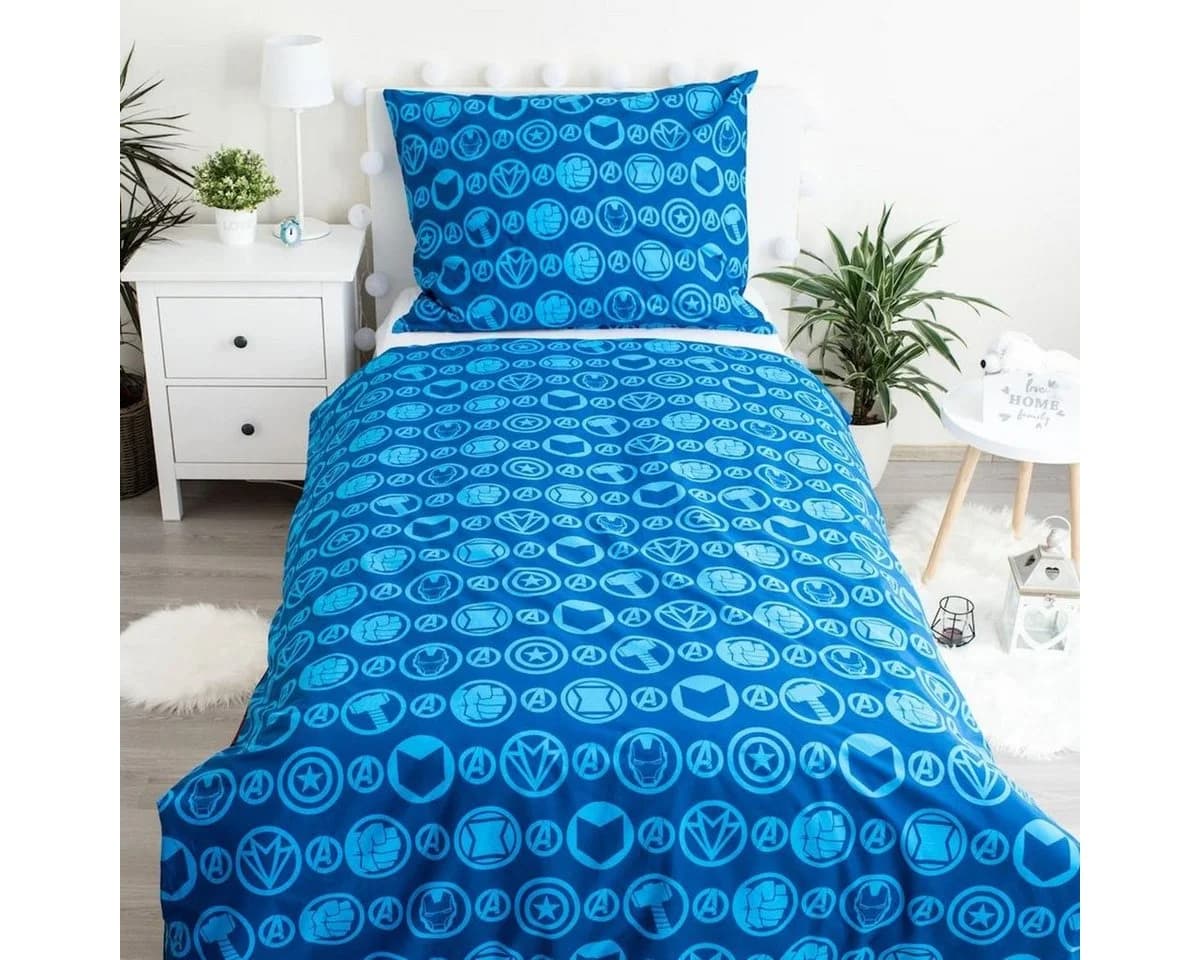 Jerry Fabrics Kinderbettwäsche Marvel Avengers Leuchtmotiv 2-teilig - Bild 4
