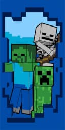 Minecraft Strandtuch Baumwolle 70x140 cm Bild 1