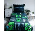 Jerry Fabrics Minecraft Bettwäsche Survival Mode Baumwolle 140x200 + 70x90 Bild 1