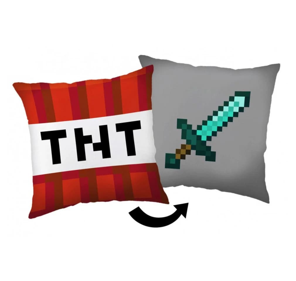 Jerry Fabrics Dekokissen Minecraft TNT Sword 40x40 cm