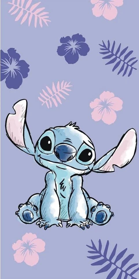 Lilo & Stitch Badetuch 70 x 140 cm Baumwolle Lilo & Stich Motiv