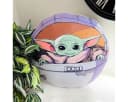 Star Wars Dekokissen Mandalorian 40 cm Fleece Bild 1