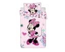 Jerry Fabrics Kinderbettwäsche Disney Minnie Mouse Rosa Weiß Baumwolle Bild 2
