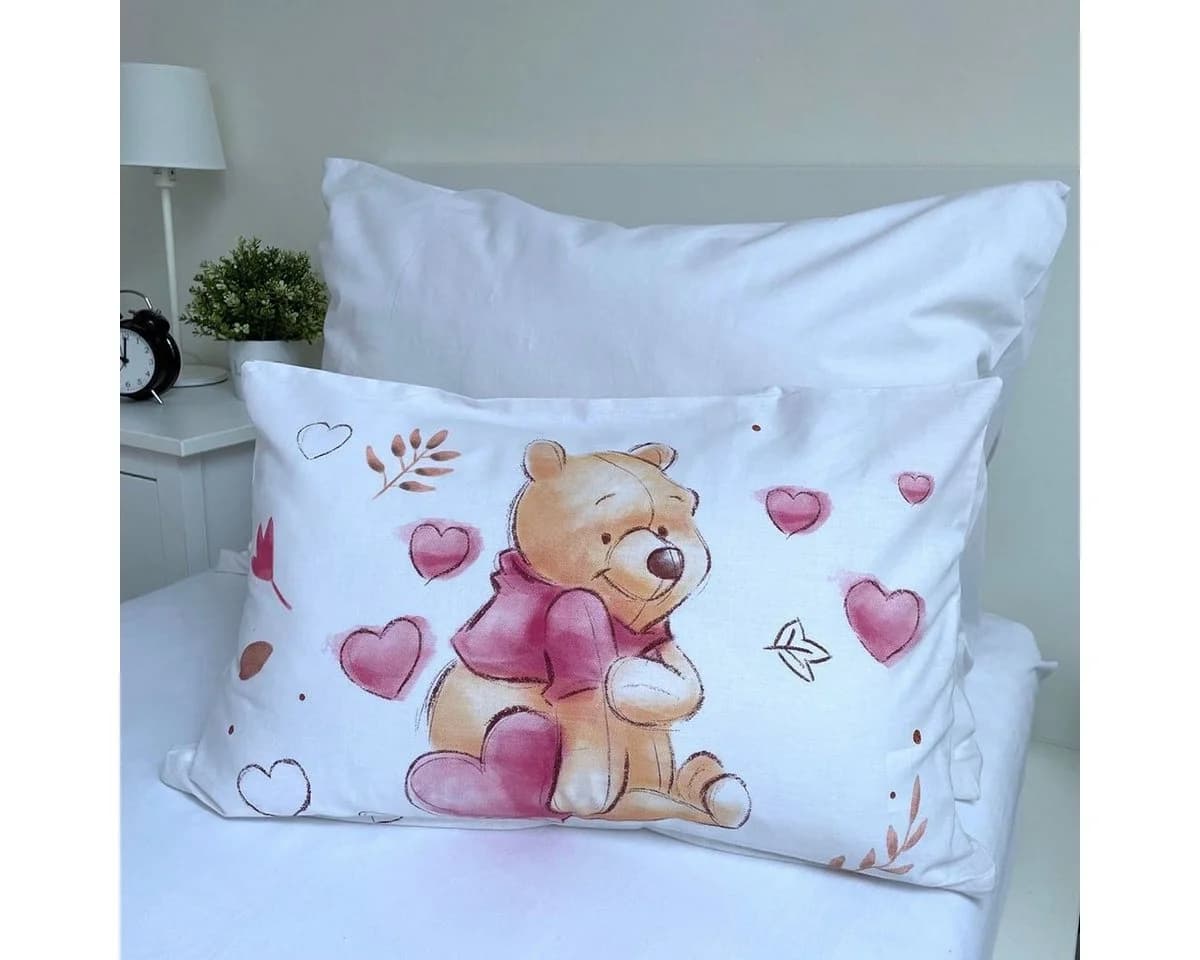 Disney Winnie Puuh Kinderbettwäsche Bunt 100x135 + 40x60 cm Baumwolle - Bild 5