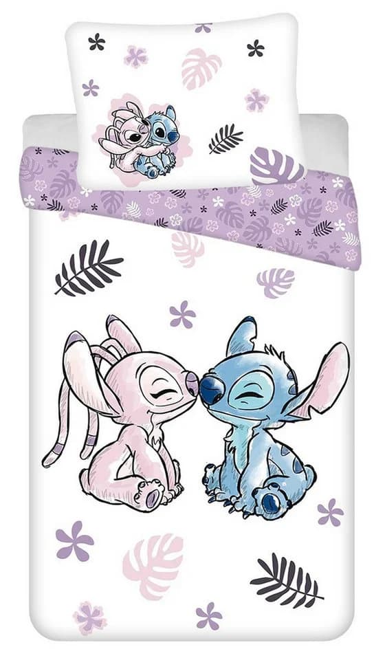 Disney Kinderbettwäsche Stitch & Angel 2-tlg. 100% Baumwolle - Bild 2