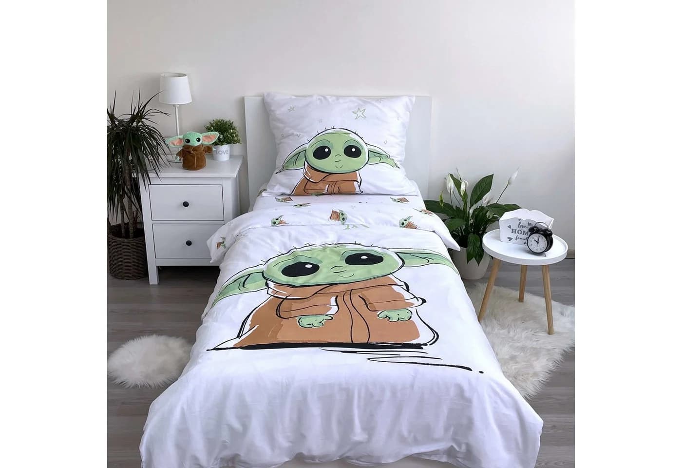 Star Wars Igel Bettwäsche 100% Baumwolle 140x200 cm & 70x90 cm