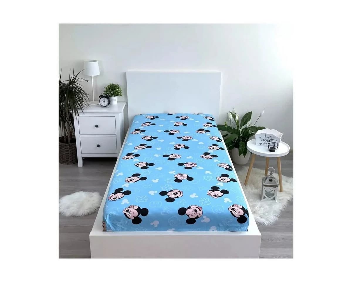 Disney Spannbettlaken Minnie Mouse 100% Baumwolle