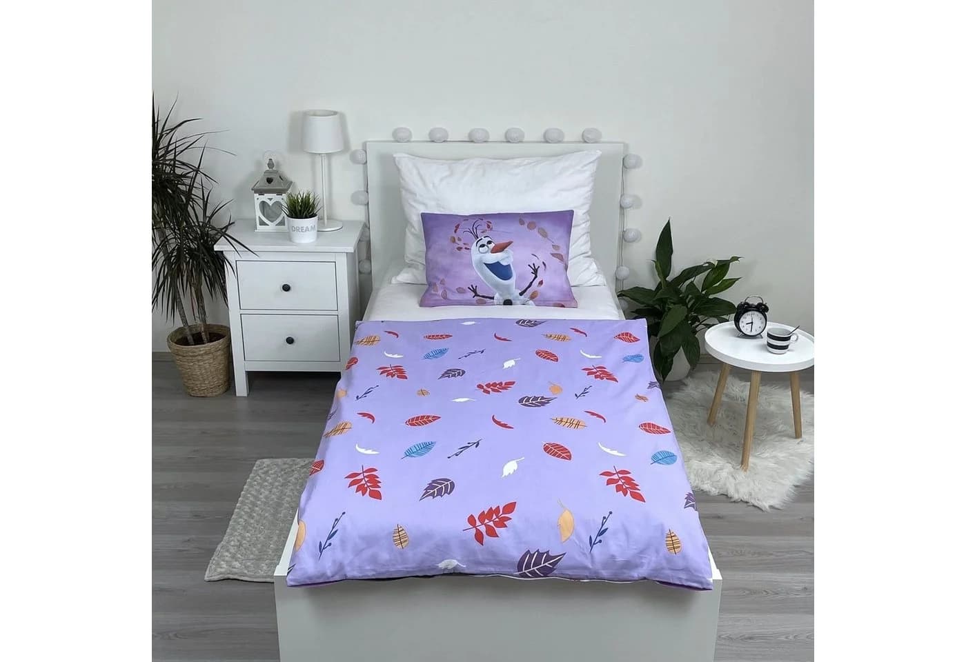 Jerry Fabrics Babybettwäsche Disney Frozen 2 Lila Anna Elsa Olaf - Bild 3