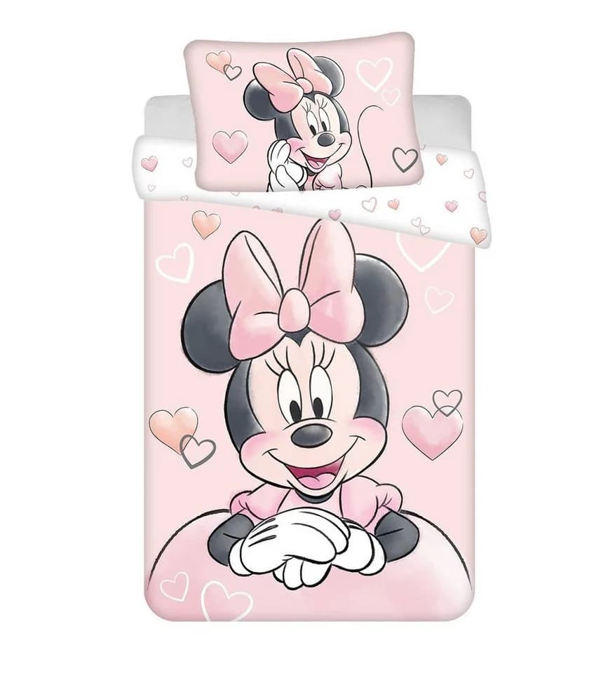 Disney Minnie Mouse Babybettwäsche Wendebettwäsche Rosa 2-teilig - Bild 2