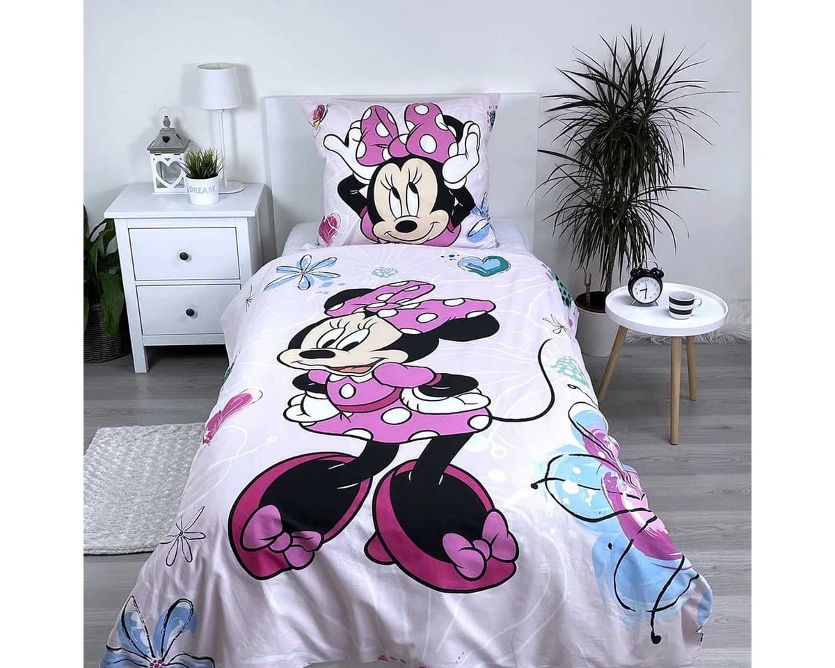 Disney Kinderbettwäsche Minnie Mouse Renforcé 2-teilig Bunt