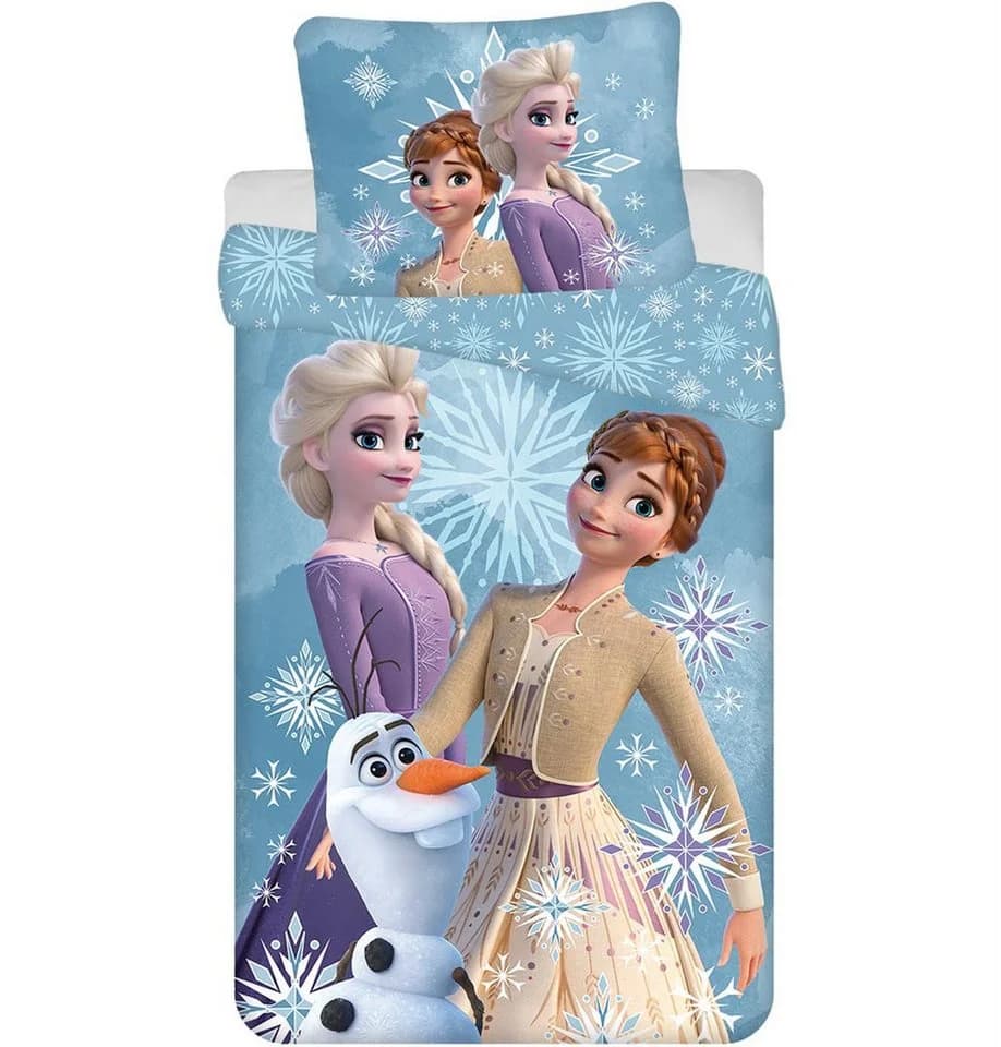 Disney Frozen Bettwäsche Anna Elsa Kissen Bettdecke Wendemotiv - Bild 2