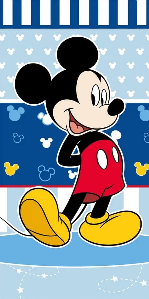 Jerry Fabrics Mickey Mouse Duschtuch 70 x 140 cm