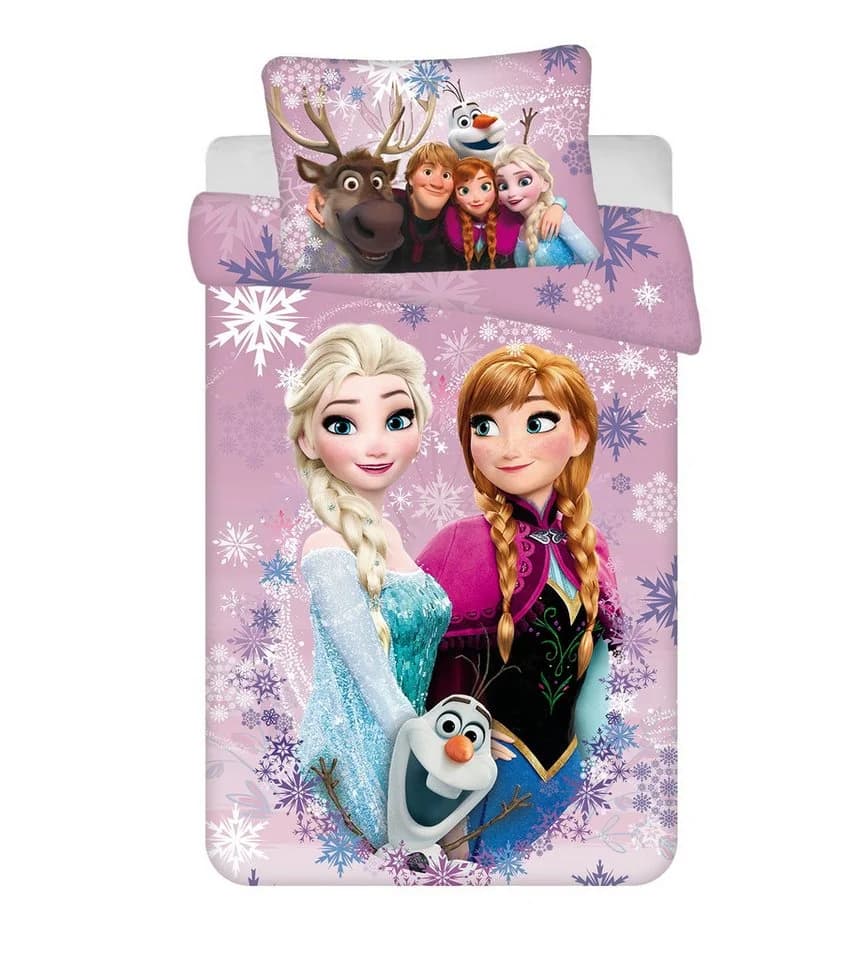 Disney Frozen Kinderbettwäsche 100x135 cm 2-tlg. Anna Elsa - Bild 2