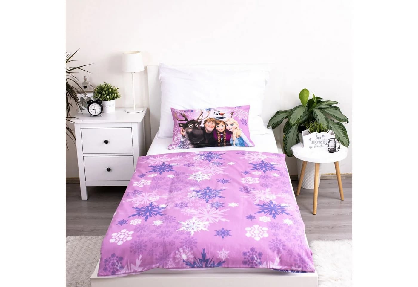 Disney Frozen Kinderbettwäsche 100x135 cm 2-tlg. Anna Elsa - Bild 3