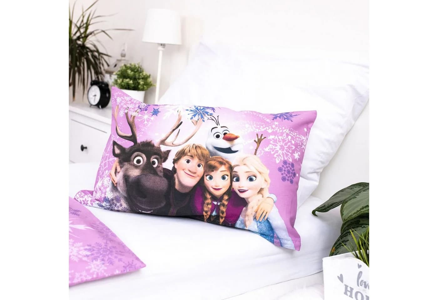 Disney Frozen Kinderbettwäsche 100x135 cm 2-tlg. Anna Elsa - Bild 5