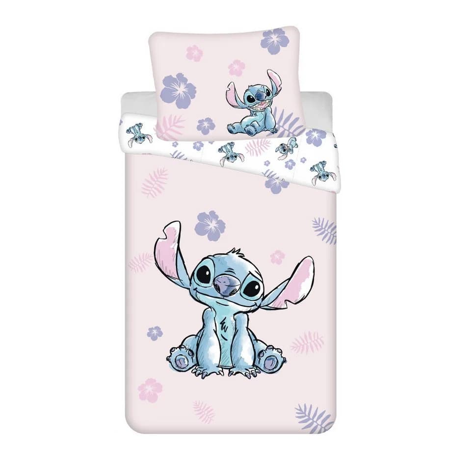 Lilo & Stitch Bettwäsche Set 140x200 Rosa Wende mit Reißverschluss - Bild 2