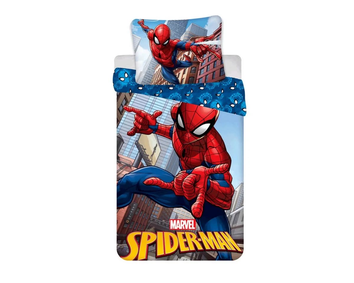 Spiderman Bettwäsche Set 100% Baumwolle Wendemotiv - Bild 2