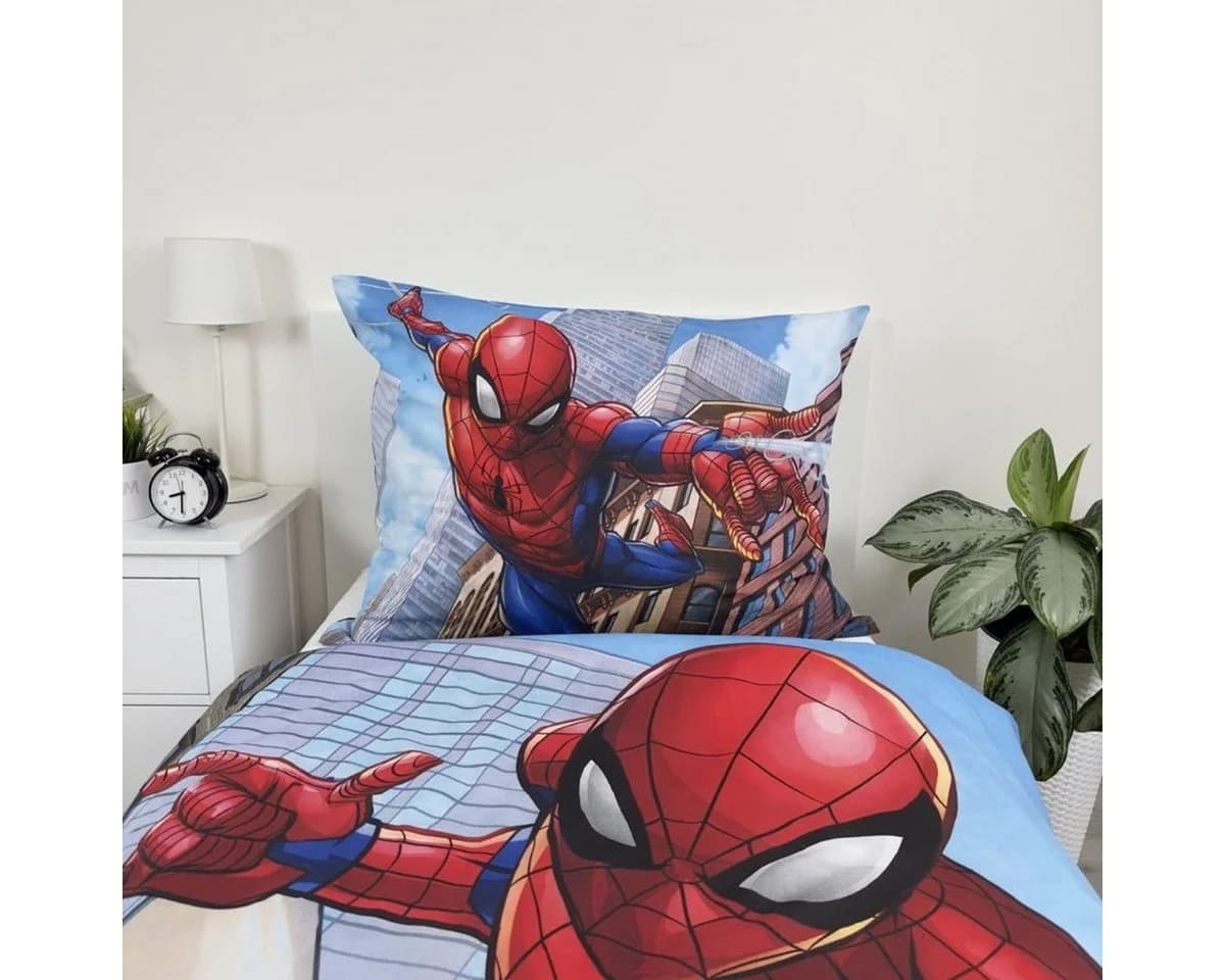 Spiderman Bettwäsche Set 100% Baumwolle Wendemotiv - Bild 3
